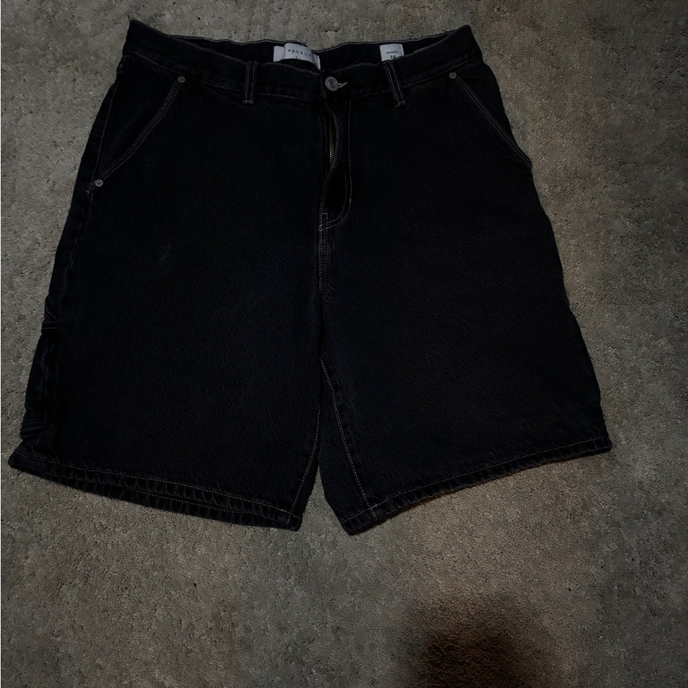 PacSun Men's Dark Denim Shorts